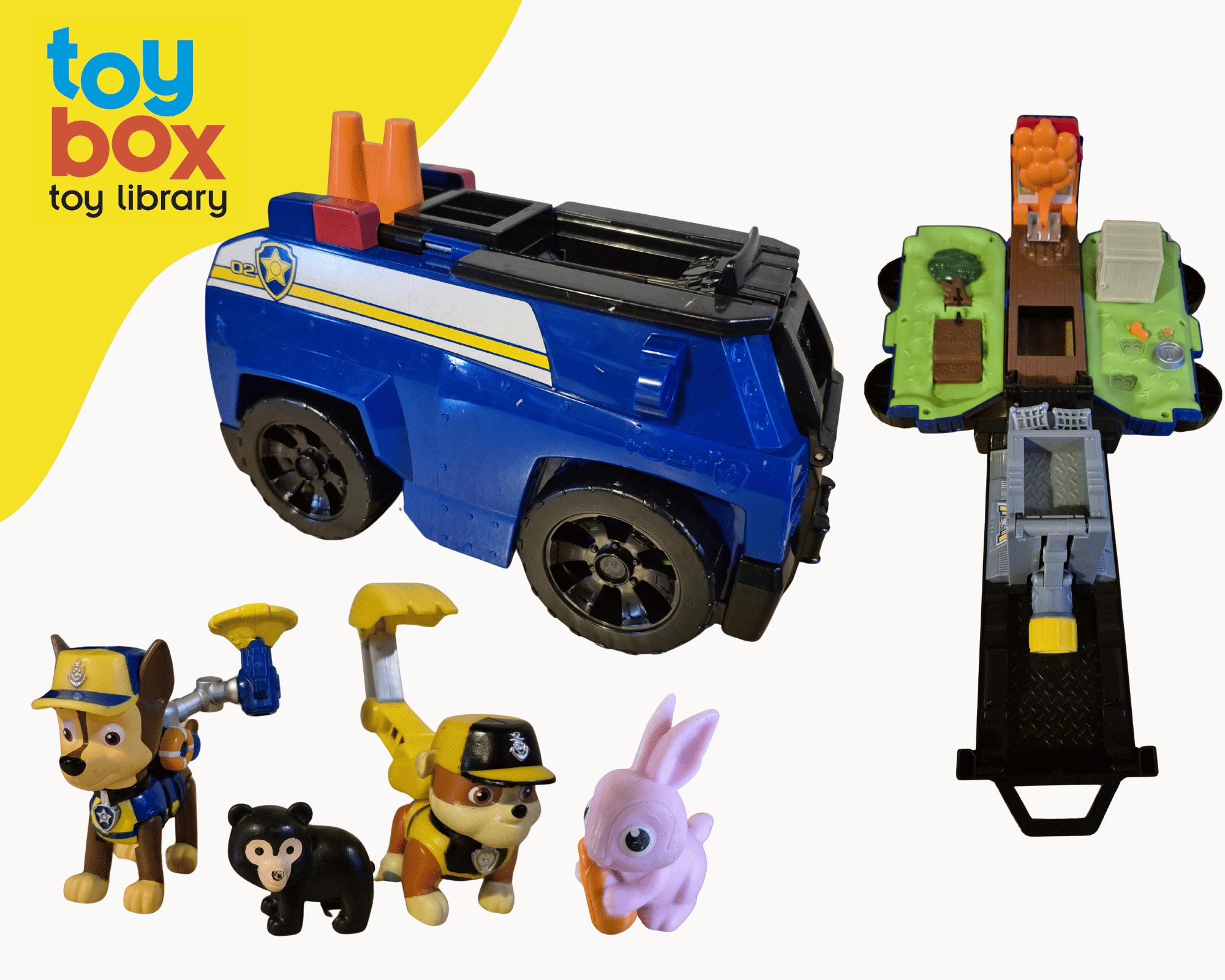 Paw Patrol Transforming Vehicle #1 (Chase & Rubble)