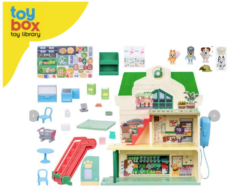 Bluey Lets Play Chef Supermarket Playset 