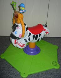 Jump and spin sales zebra